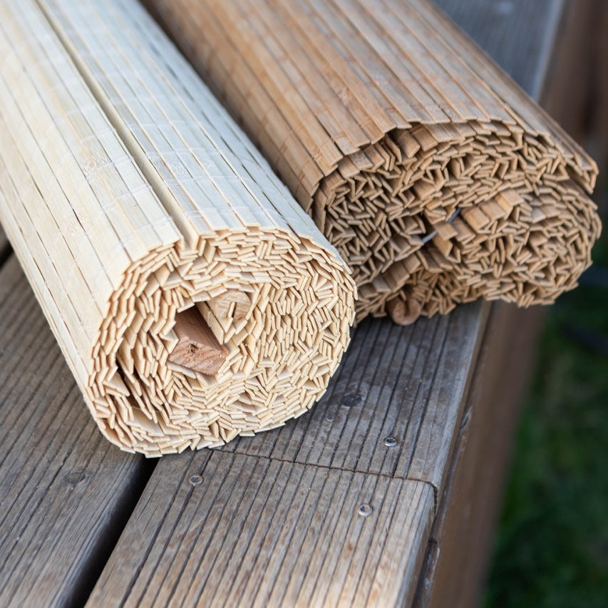 Bambusvordach für Pergola - Natur