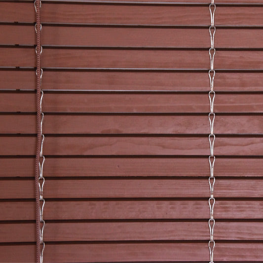 Holzrollo für Pergola - Milchschokolade