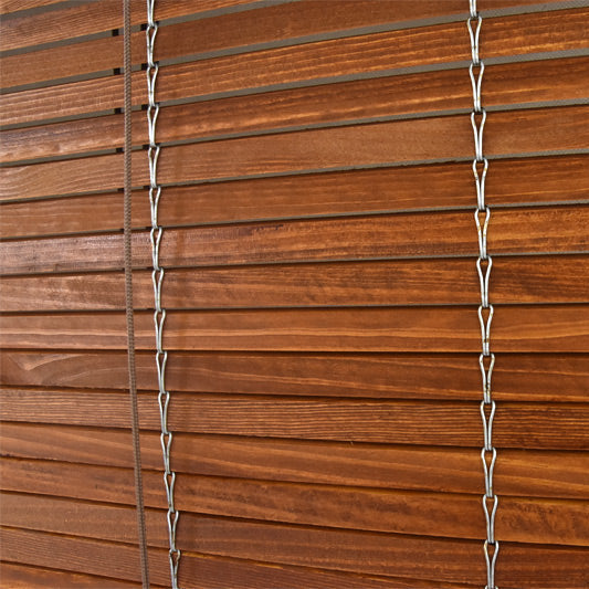 Außenrollo für Fenster aus Holz - Kirsche