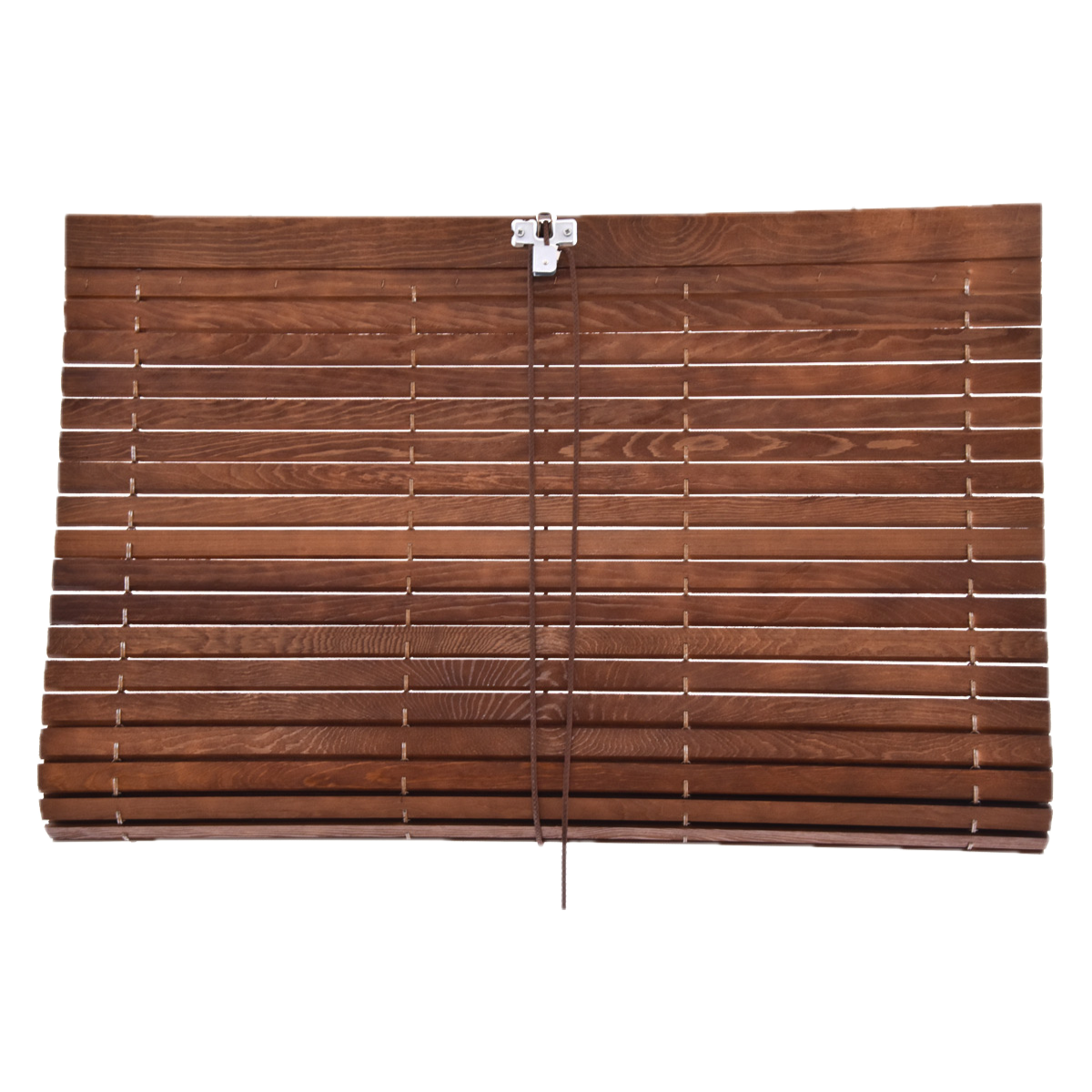 Holzrollo für Pergola - Braun